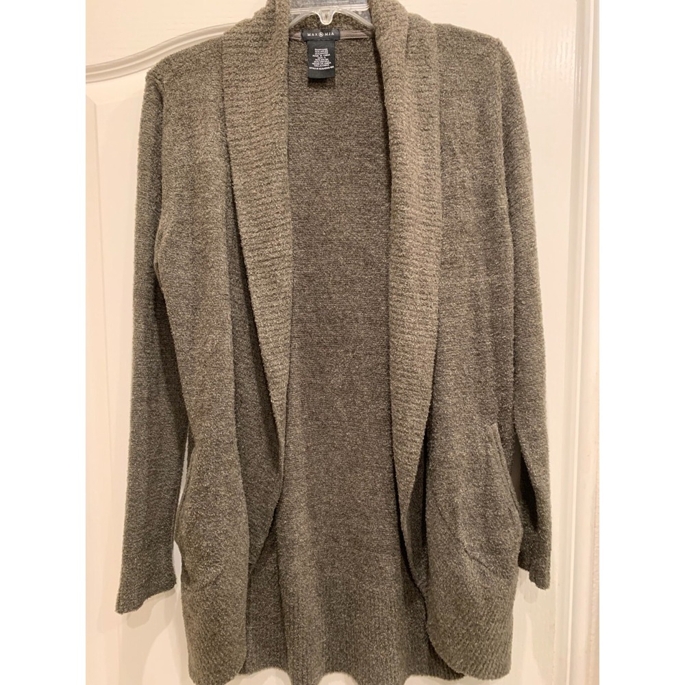Max & Mia Women's Cardigan Open Front with Pockets‎ Sz S